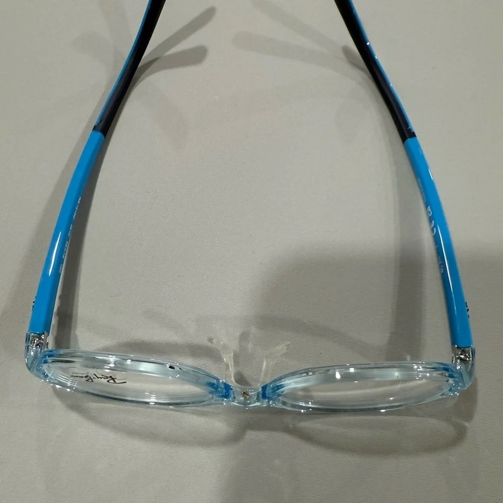 Ray-Ban Kids Jr Blue Clear Oval Eyeglasses